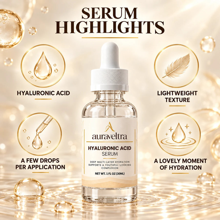 Auraveltra Hyaluronic Acid Serum – 30 mL